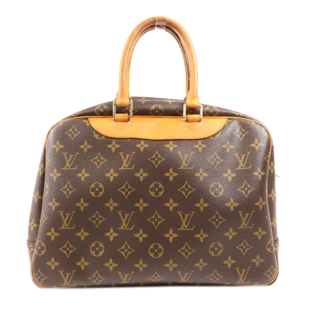 LOUIS VUITTON Deauville M47270 手提包 塗層帆布 棕色 塗層帆布 中古品B - 縮圖 2
