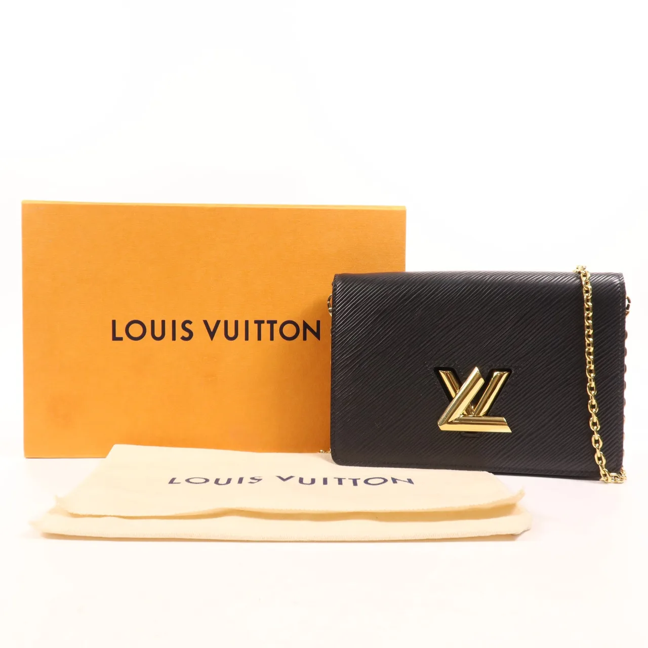 LOUIS VUITTON Twist M68750 肩背包 牛皮 黑色 / Black 牛皮 中古品A - 縮圖 8