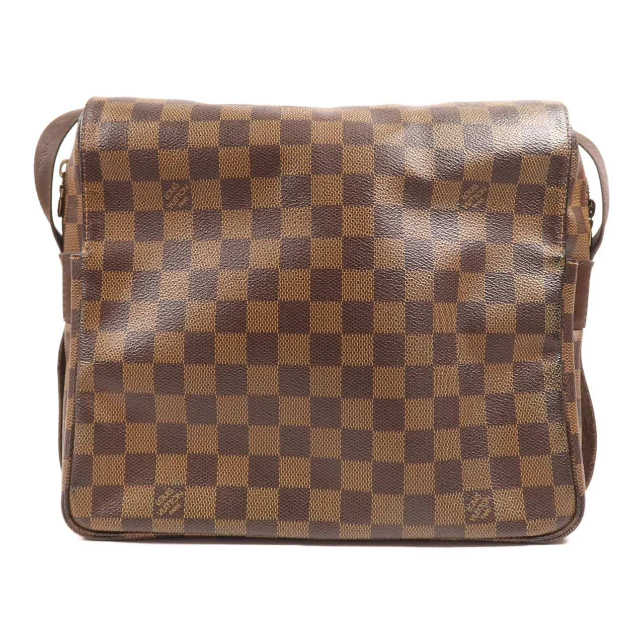 LOUIS VUITTON Naviglio N45255 肩背包 塗層帆布 棕色 塗層帆布 中古品A - 縮圖 2