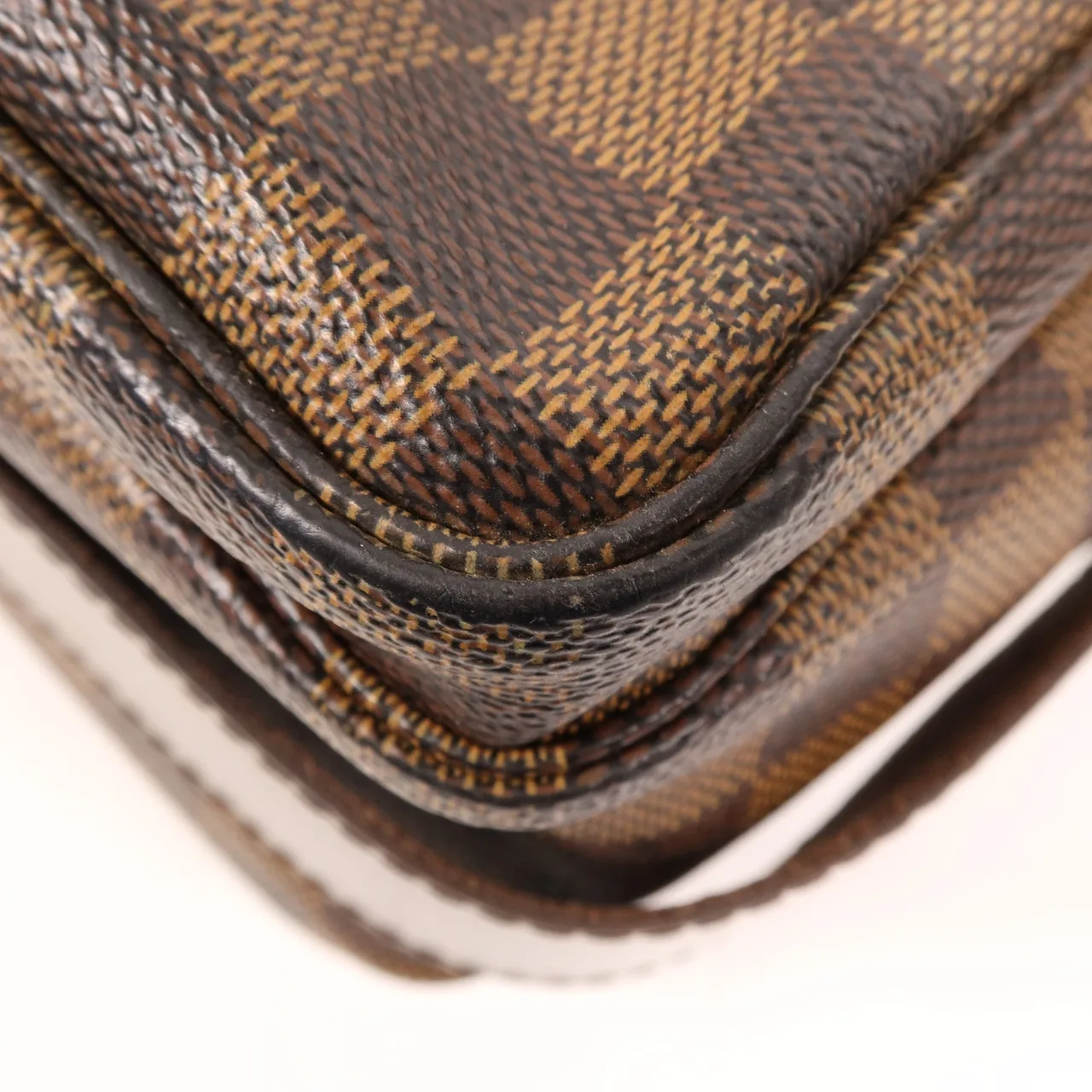 LOUIS VUITTON Naviglio N45255 肩背包 塗層帆布 棕色 塗層帆布 中古品A - 縮圖 9