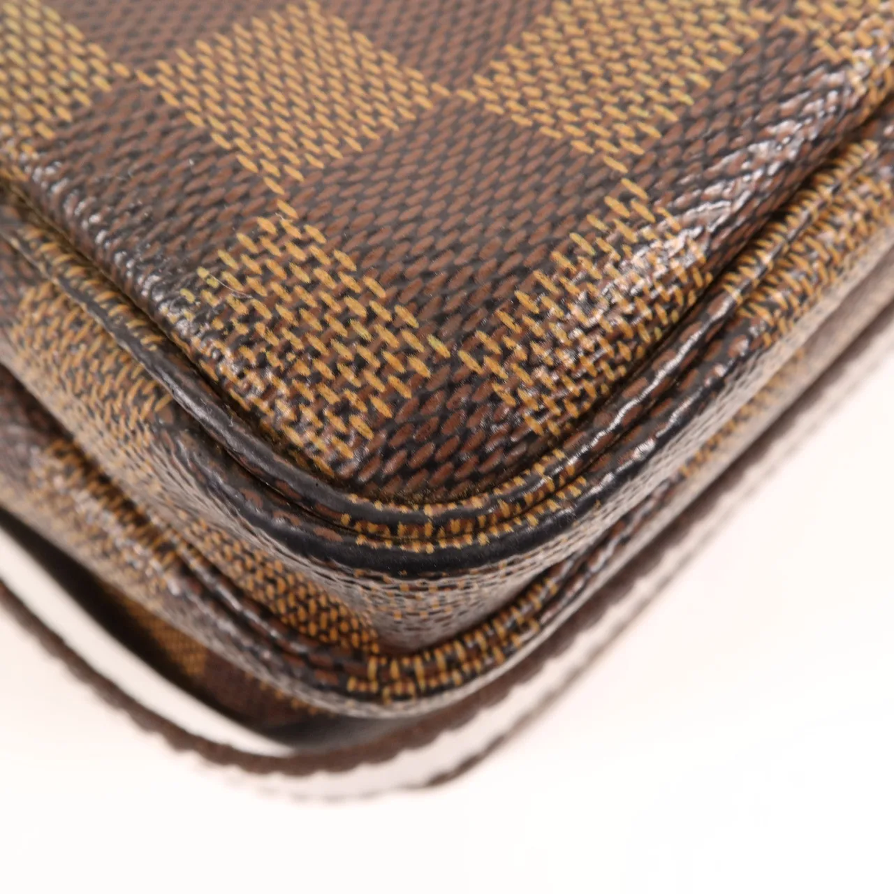 LOUIS VUITTON Naviglio N45255 肩背包 塗層帆布 棕色 塗層帆布 中古品A - 縮圖 12