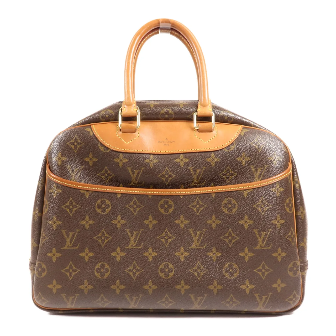 LOUIS VUITTON Deauville M47270 手提包 塗層帆布 棕色