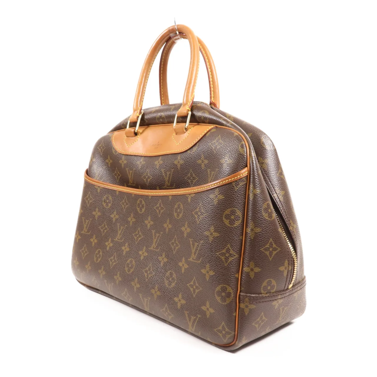 LOUIS VUITTON Deauville M47270 手提包 塗層帆布 棕色 塗層帆布 中古品B - 縮圖 3