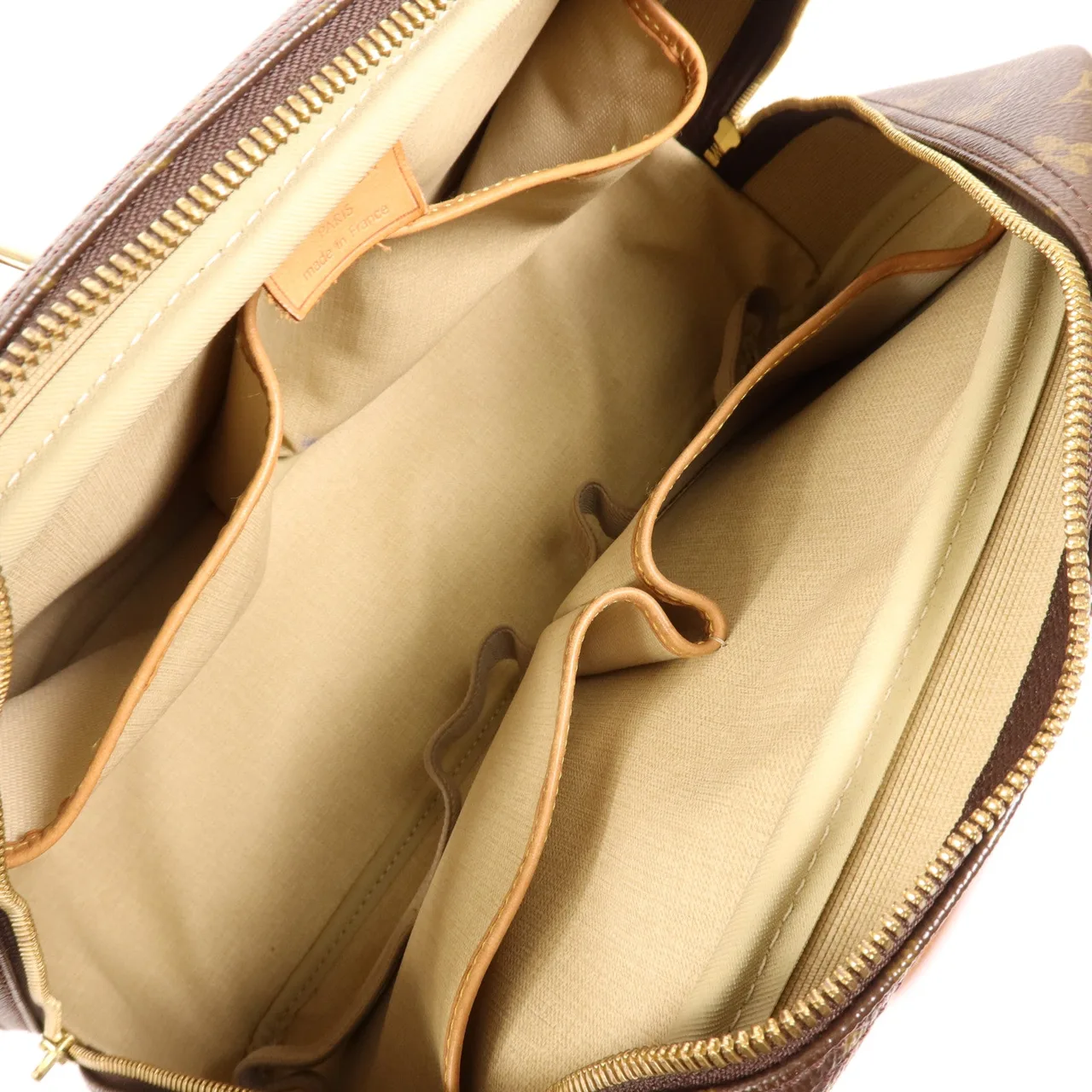 LOUIS VUITTON Deauville M47270 手提包 塗層帆布 棕色 塗層帆布 中古品B - 縮圖 5