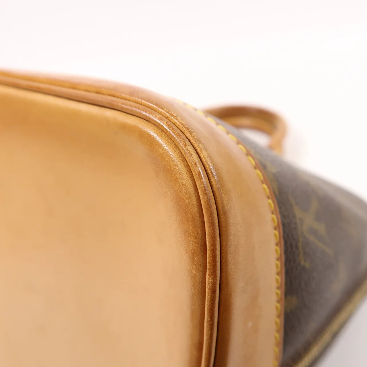 LOUIS VUITTON Alma M51130 手提包 塗層帆布 棕色 塗層帆布 中古品B - 縮圖 10