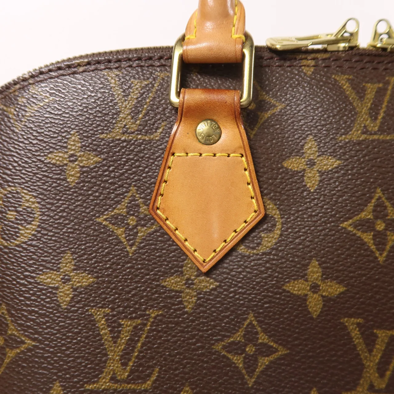 LOUIS VUITTON Alma M51130 手提包 塗層帆布 棕色 塗層帆布 中古品B - 縮圖 15