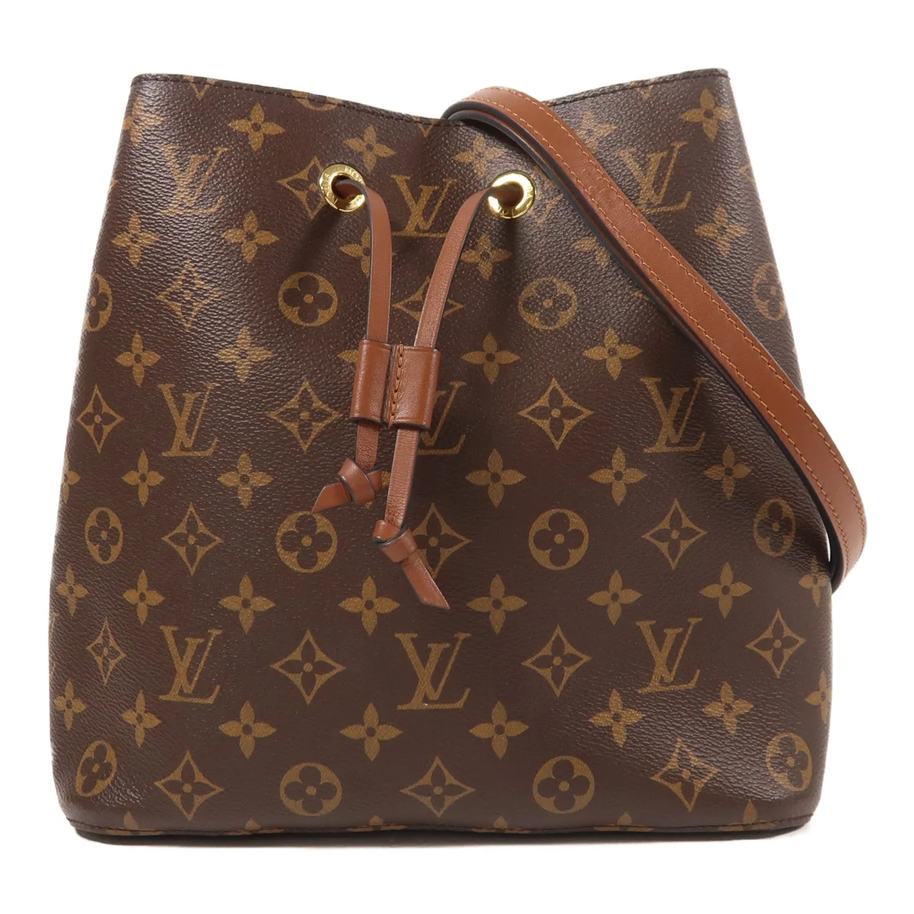 LOUIS VUITTON NeoNoe M44887 兩用包 塗層帆布 棕色 / Brown