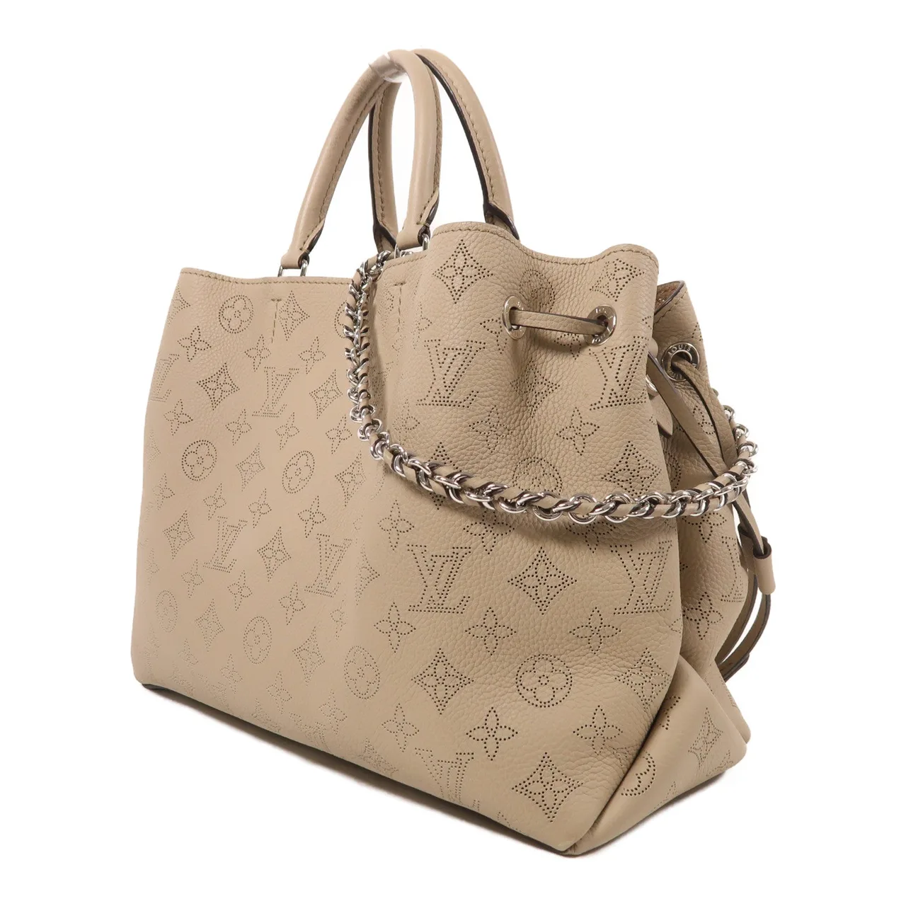 LOUIS VUITTON Bella M59201 兩用包 皮革 灰色 / Grey 皮革 中古品B - 縮圖 3