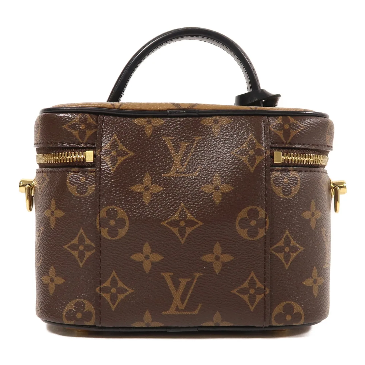 LOUIS VUITTON Vanity M45165 兩用包 塗層帆布 棕色 塗層帆布 中古品A - 縮圖 2