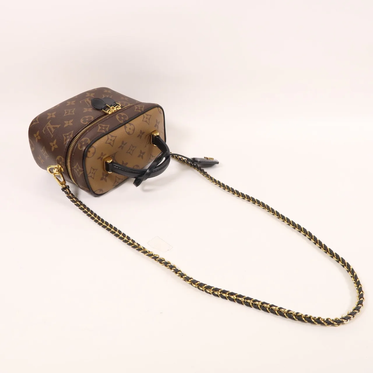 LOUIS VUITTON Vanity M45165 兩用包 塗層帆布 棕色 塗層帆布 中古品A - 縮圖 7