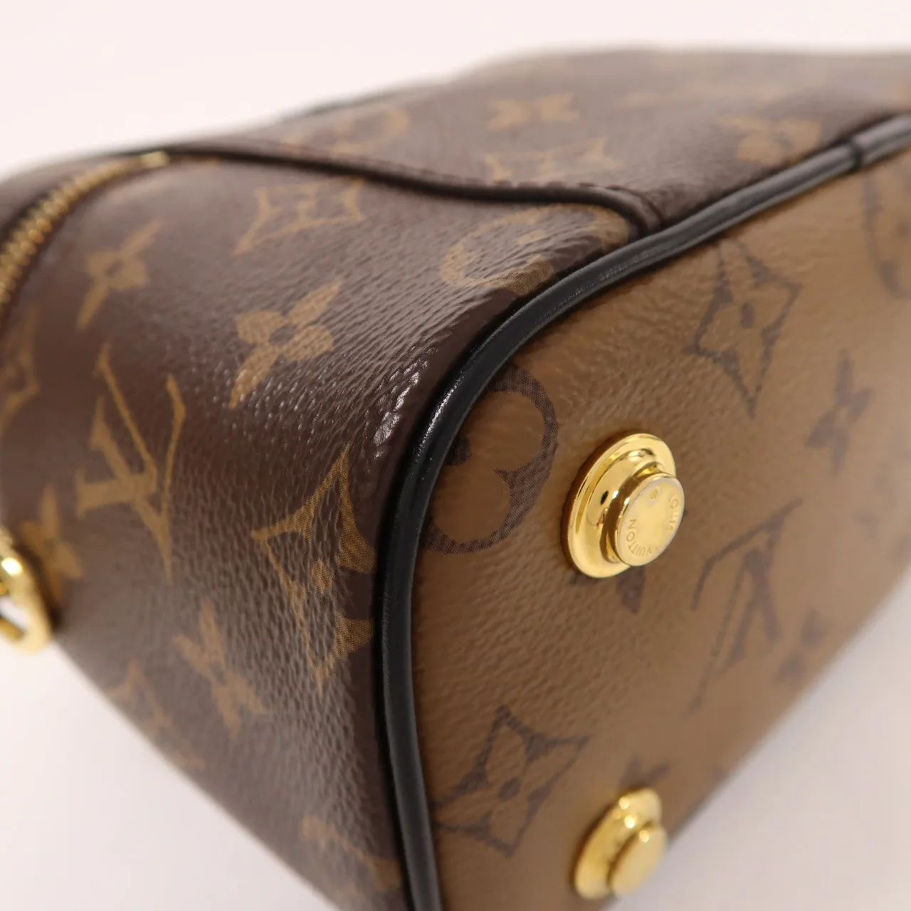 LOUIS VUITTON Vanity M45165 兩用包 塗層帆布 棕色 塗層帆布 中古品A - 縮圖 12