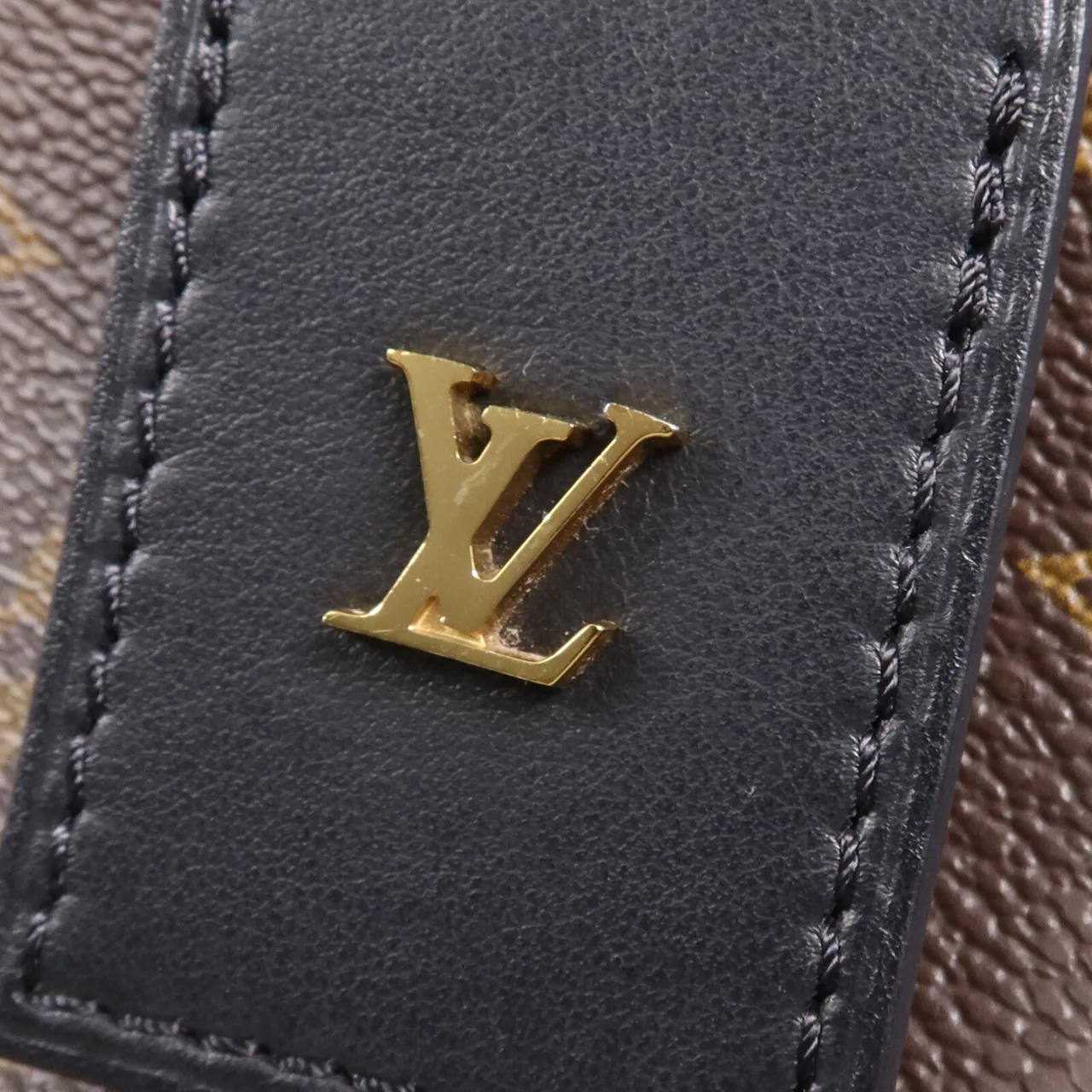 LOUIS VUITTON Petite Malle Souple M45571 兩用包 塗層帆布 棕色 / 黑色 塗層帆布 中古品A - 縮圖 11