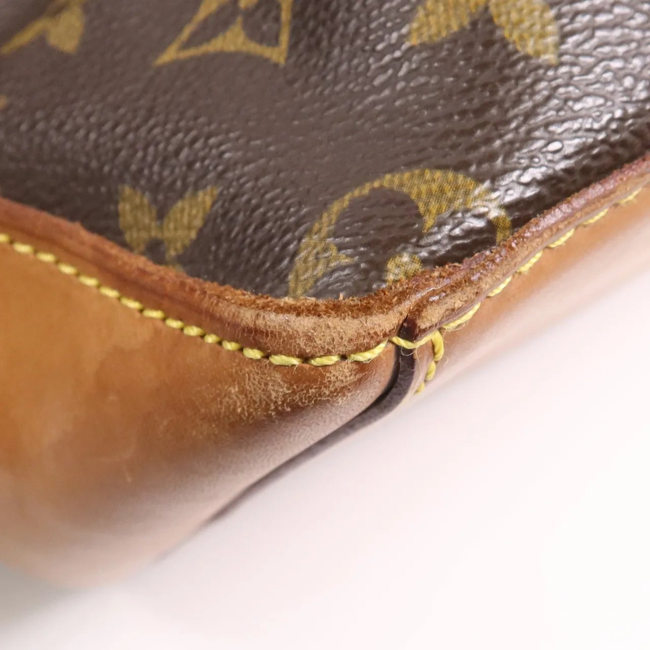 LOUIS VUITTON Cabas Mezzo M51151 肩背包 塗層帆布 棕色 塗層帆布 中古品B - 縮圖 6