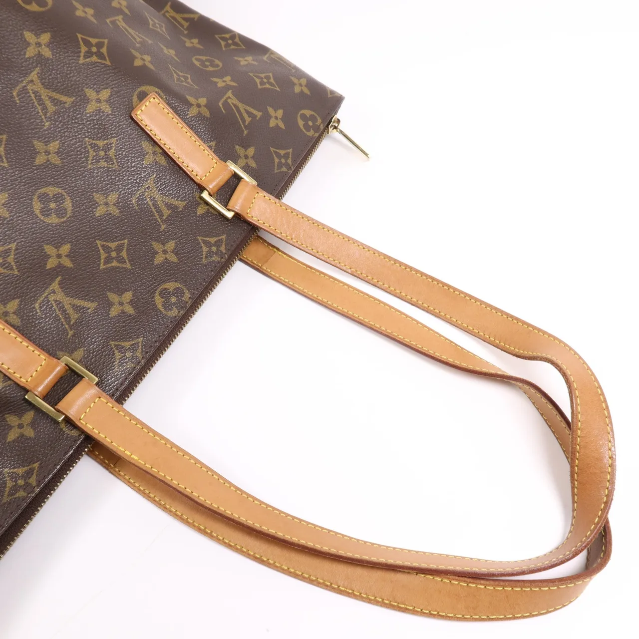 LOUIS VUITTON Cabas Mezzo M51151 肩背包 塗層帆布 棕色 塗層帆布 中古品B - 縮圖 9