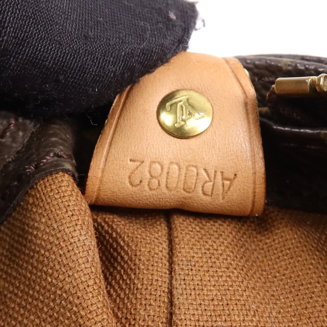 LOUIS VUITTON Cabas Mezzo M51151 肩背包 塗層帆布 棕色 塗層帆布 中古品B - 縮圖 14