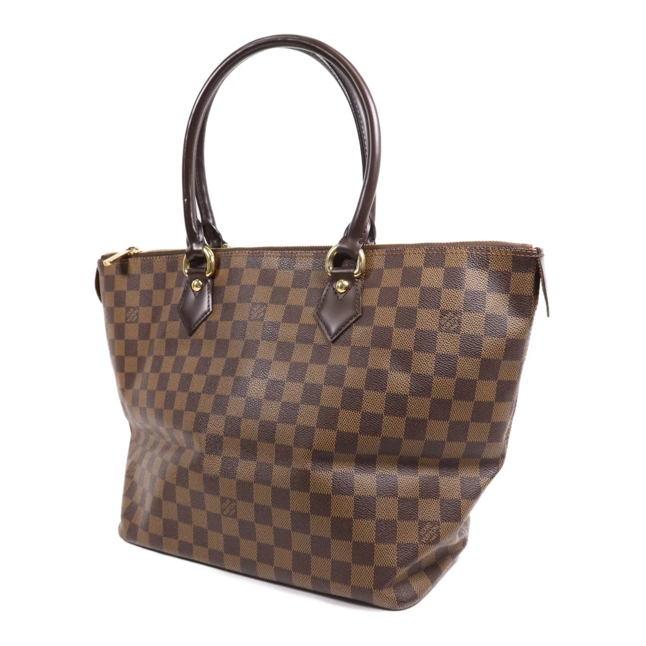 LOUIS VUITTON Saleya N51182 肩背包 塗層帆布 棕色 塗層帆布 中古品A - 縮圖 3