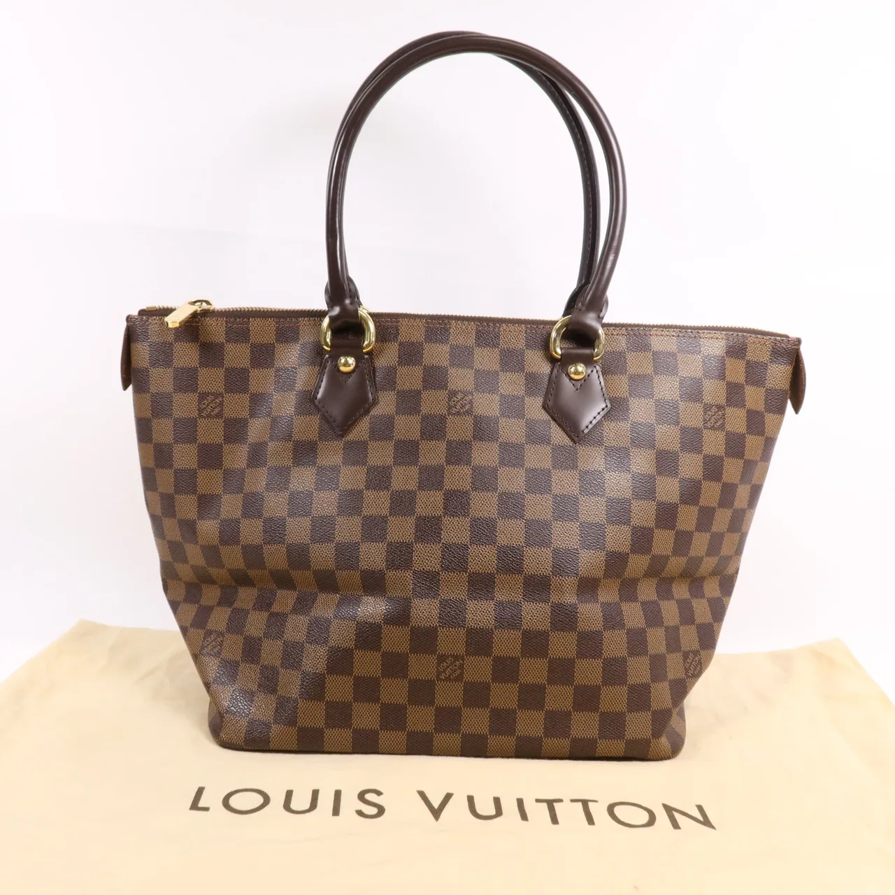 LOUIS VUITTON Saleya N51182 肩背包 塗層帆布 棕色 塗層帆布 中古品A - 縮圖 8