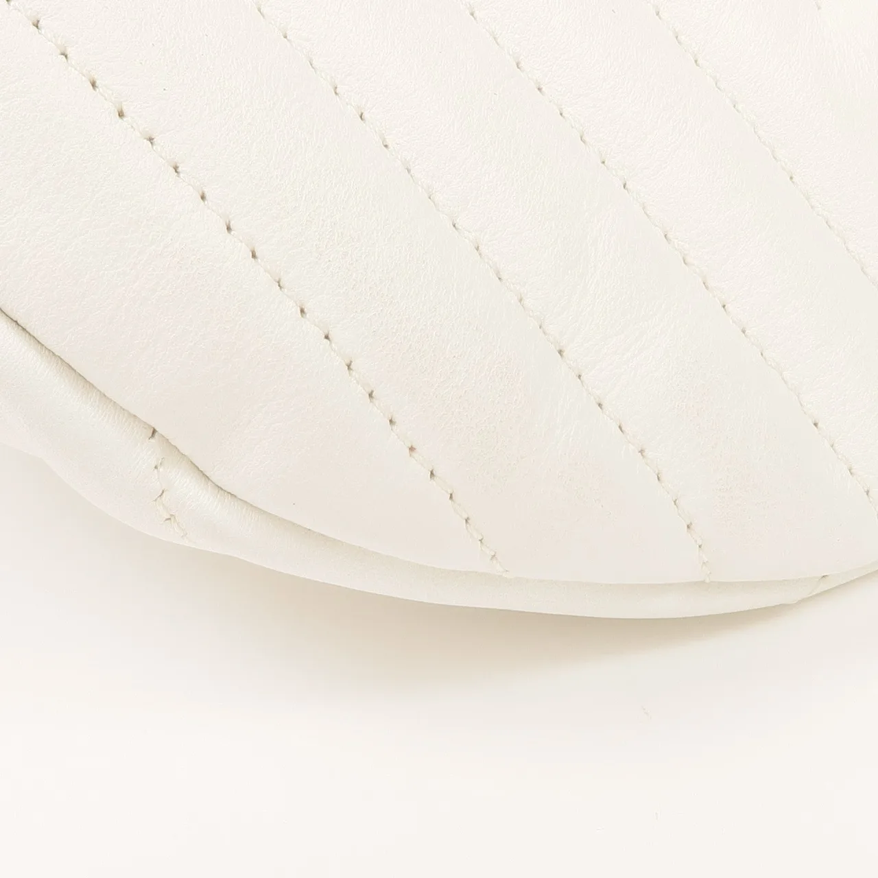 LOUIS VUITTON New Wave M53861 Belt Bag Calfskin 白色 Calfskin Rank B - Thumbnail 9