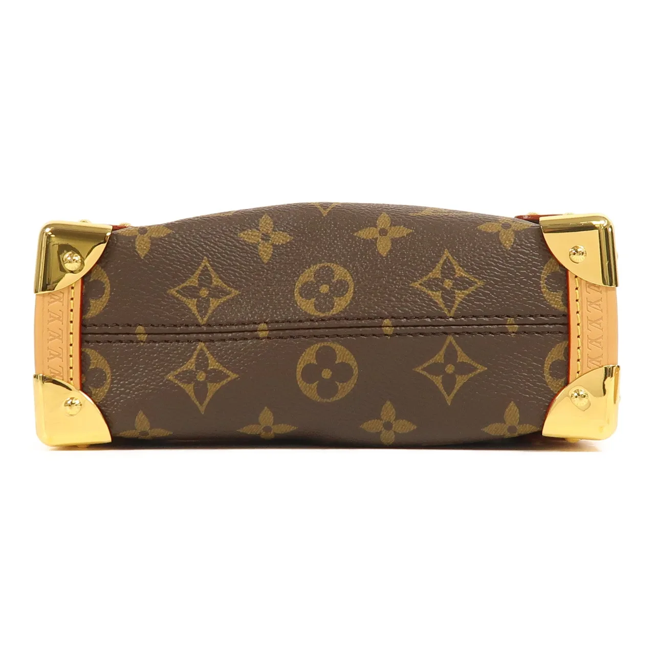 LOUIS VUITTON Side Trunk M46815 2-Way Bag Coated Canvas 棕色 Coated Canvas Rank A - Thumbnail 4