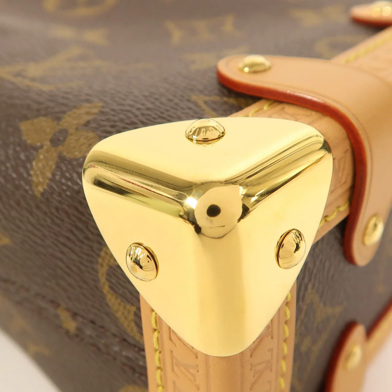 LOUIS VUITTON Side Trunk M46815 2-Way Bag Coated Canvas 棕色 Coated Canvas Rank A - Thumbnail 11