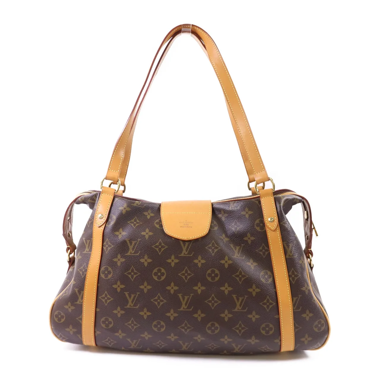 LOUIS VUITTON Stresa M51186 Shoulder Bag Coated Canvas 棕色 Coated Canvas Rank B - Thumbnail 2