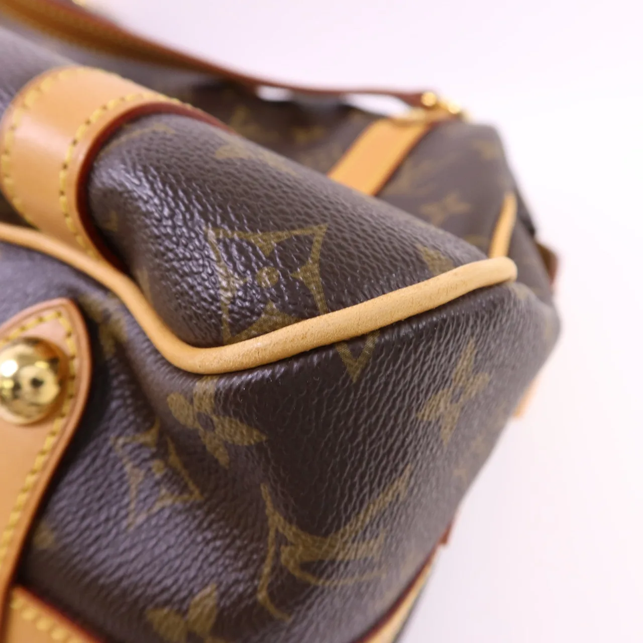 LOUIS VUITTON Stresa M51186 Shoulder Bag Coated Canvas 棕色 Coated Canvas Rank B - Thumbnail 15