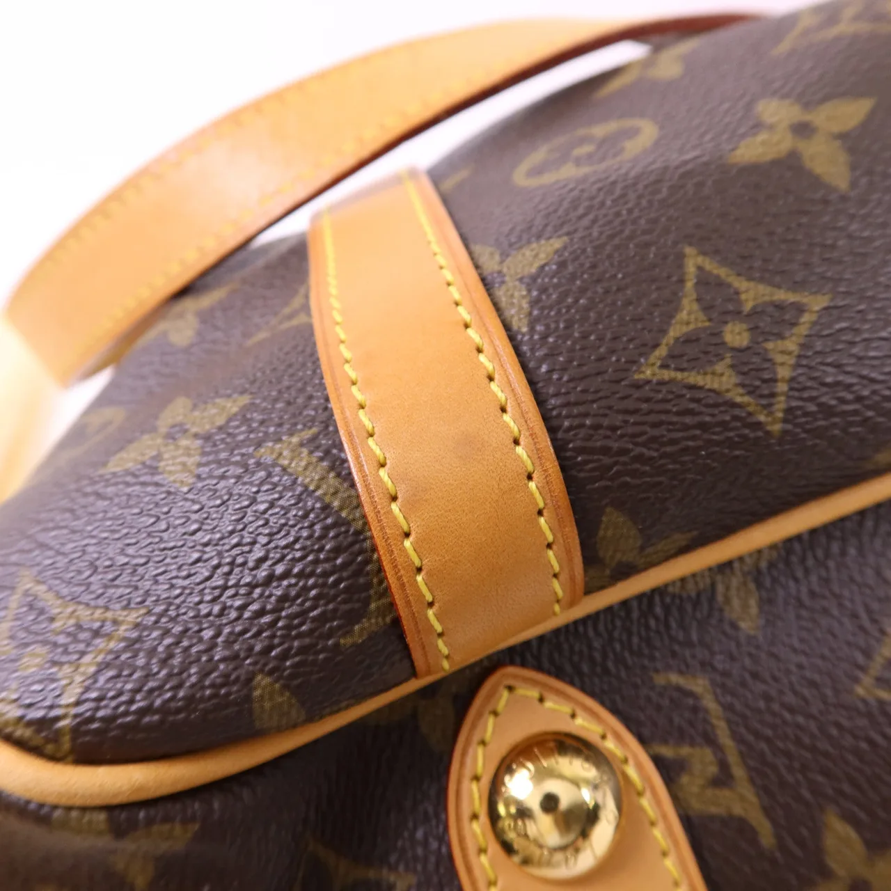 LOUIS VUITTON Stresa M51186 Shoulder Bag Coated Canvas 棕色 Coated Canvas Rank B - Thumbnail 17