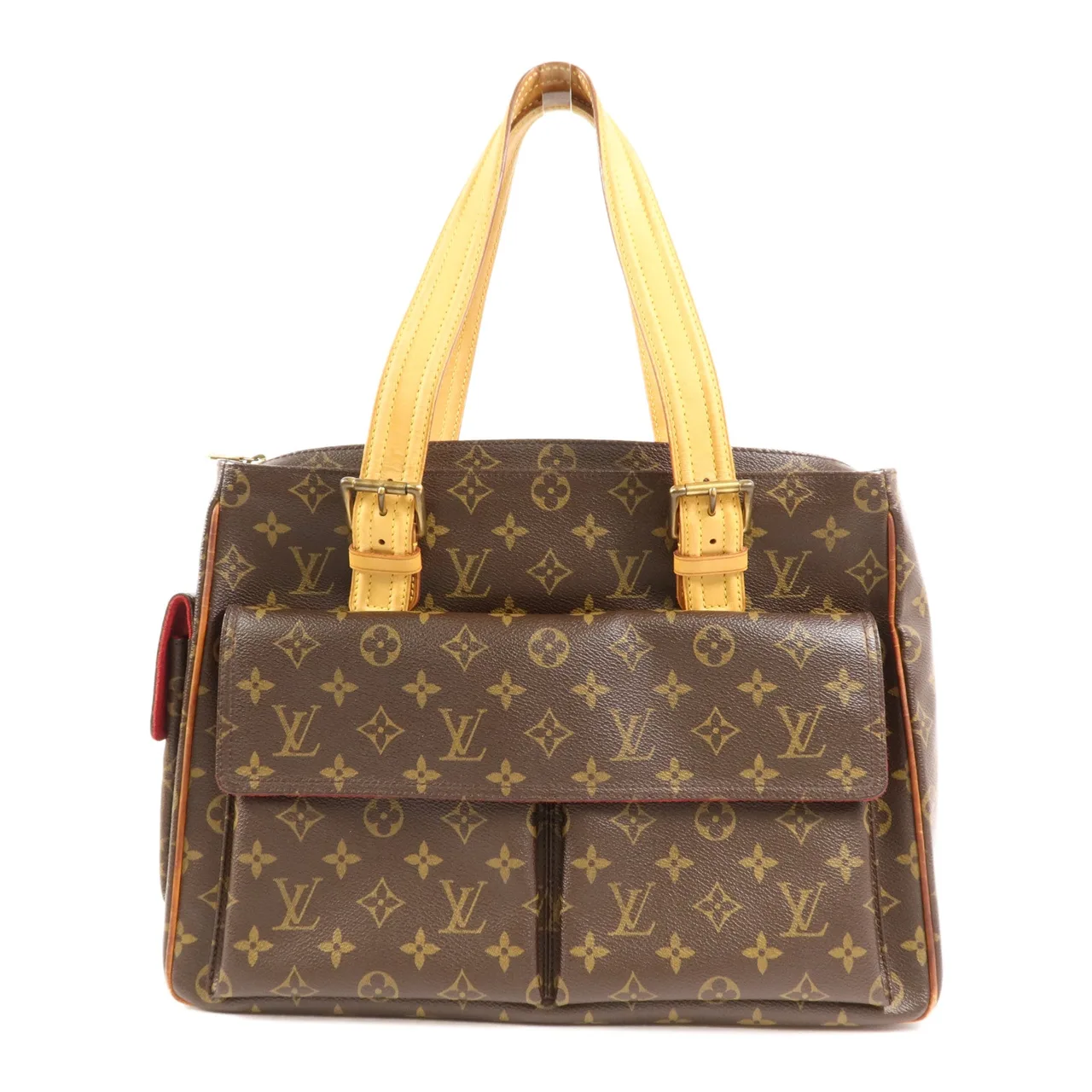 LOUIS VUITTON Multipli Cite M51162 Shoulder Bag Coated Canvas 棕色