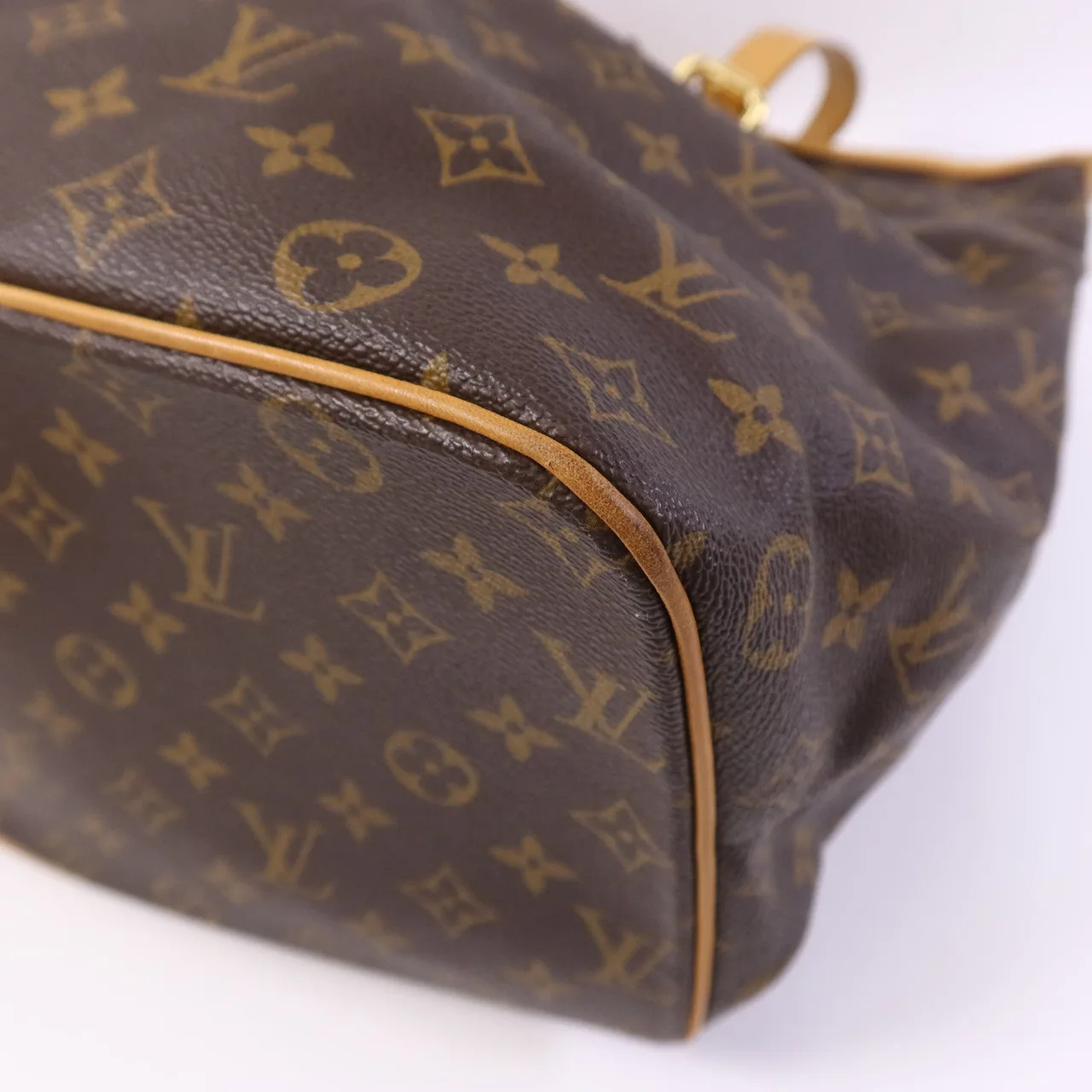 LOUIS VUITTON Palermo M40146 2-Way Bag Coated Canvas 棕色 Coated Canvas Rank B - Thumbnail 5
