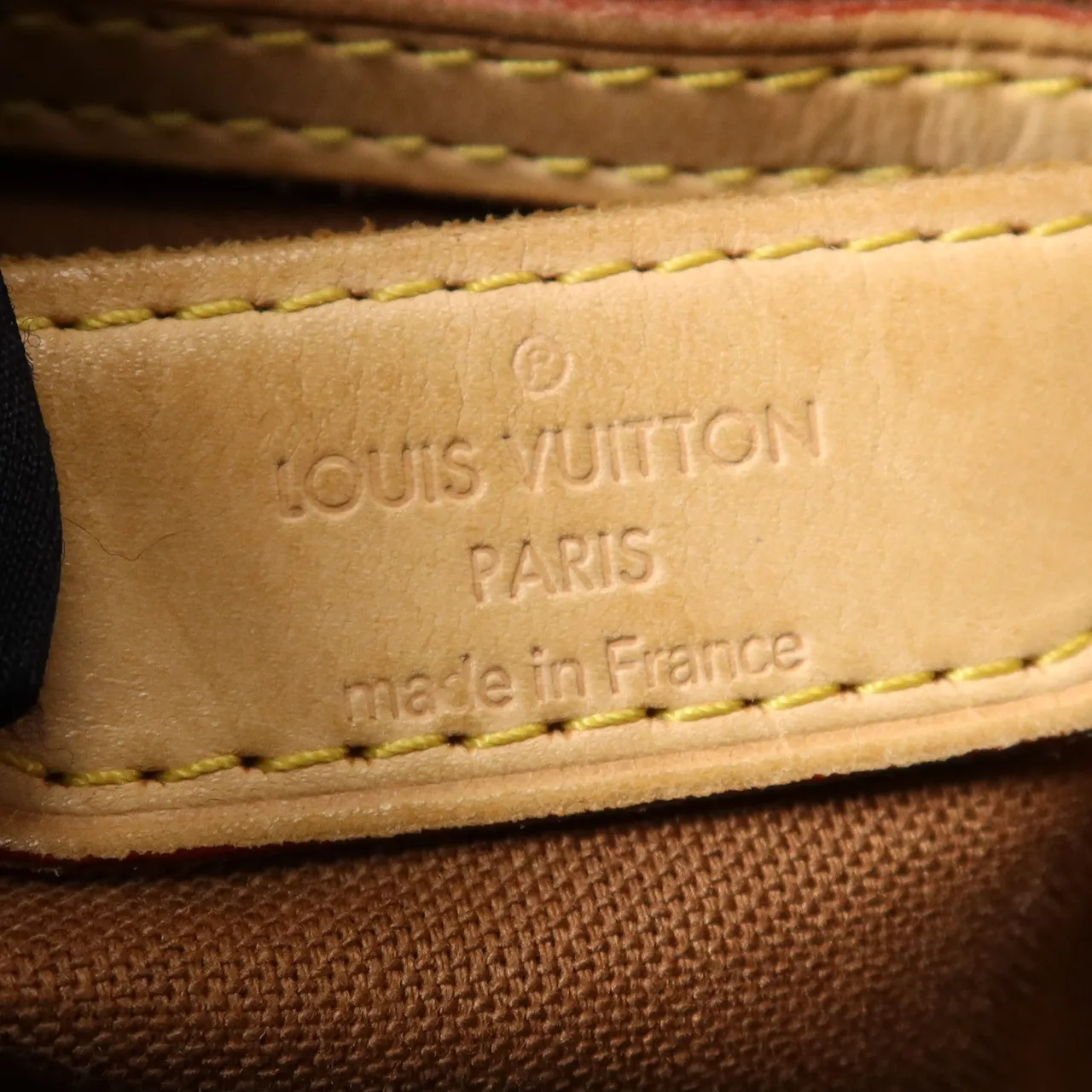 LOUIS VUITTON Palermo M40146 2-Way Bag Coated Canvas 棕色 Coated Canvas Rank B - Thumbnail 13