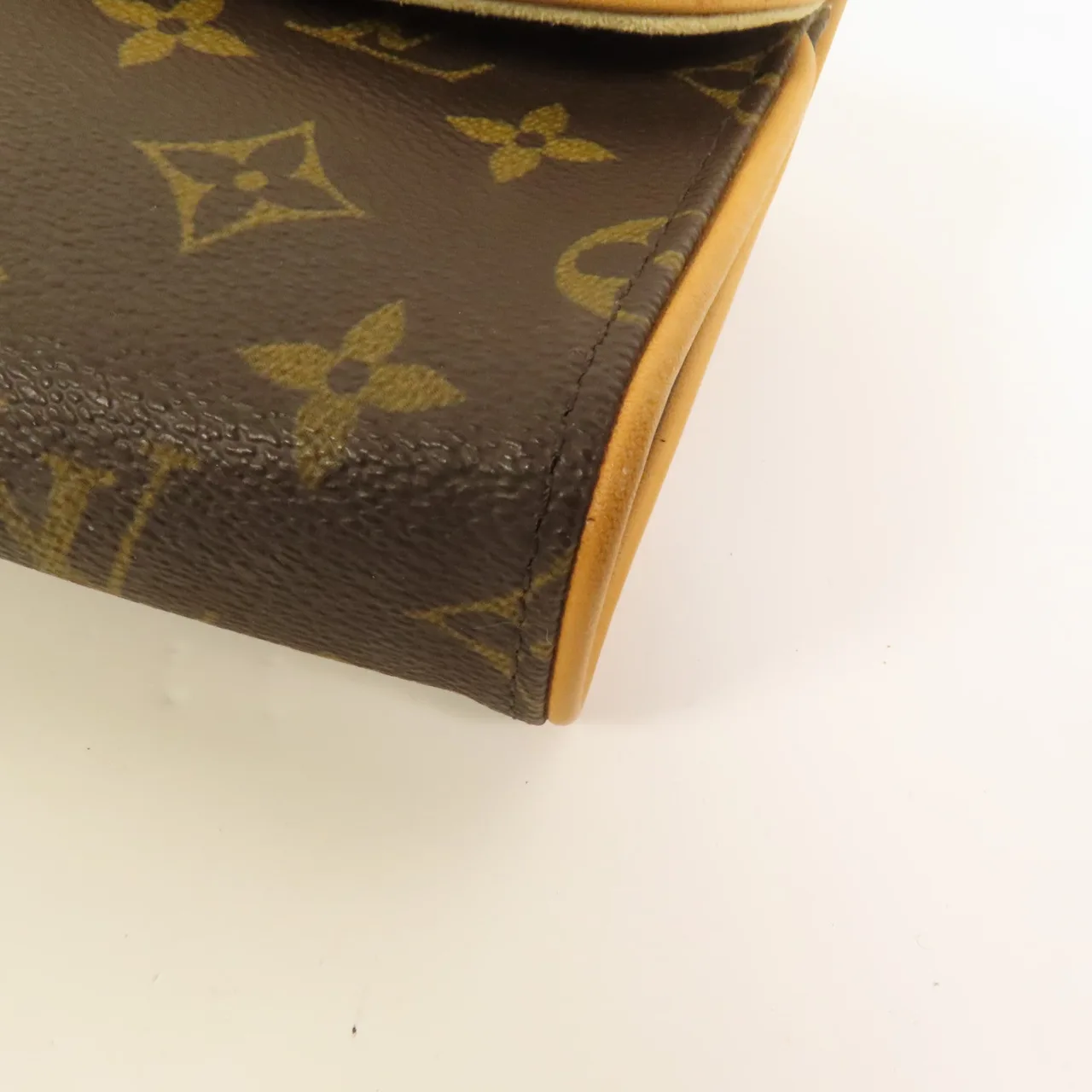 LOUIS VUITTON Pochette Florentine M51855 Belt Bag Coated Canvas 棕色 / Brown Coated Canvas Rank A - Thumbnail 13
