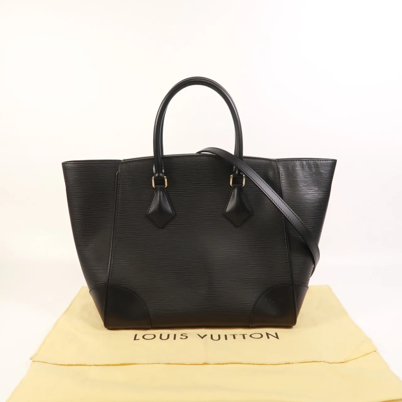 LOUIS VUITTON M50803 兩用包 皮革 黑色 / Black 皮革 中古品A - 縮圖 9