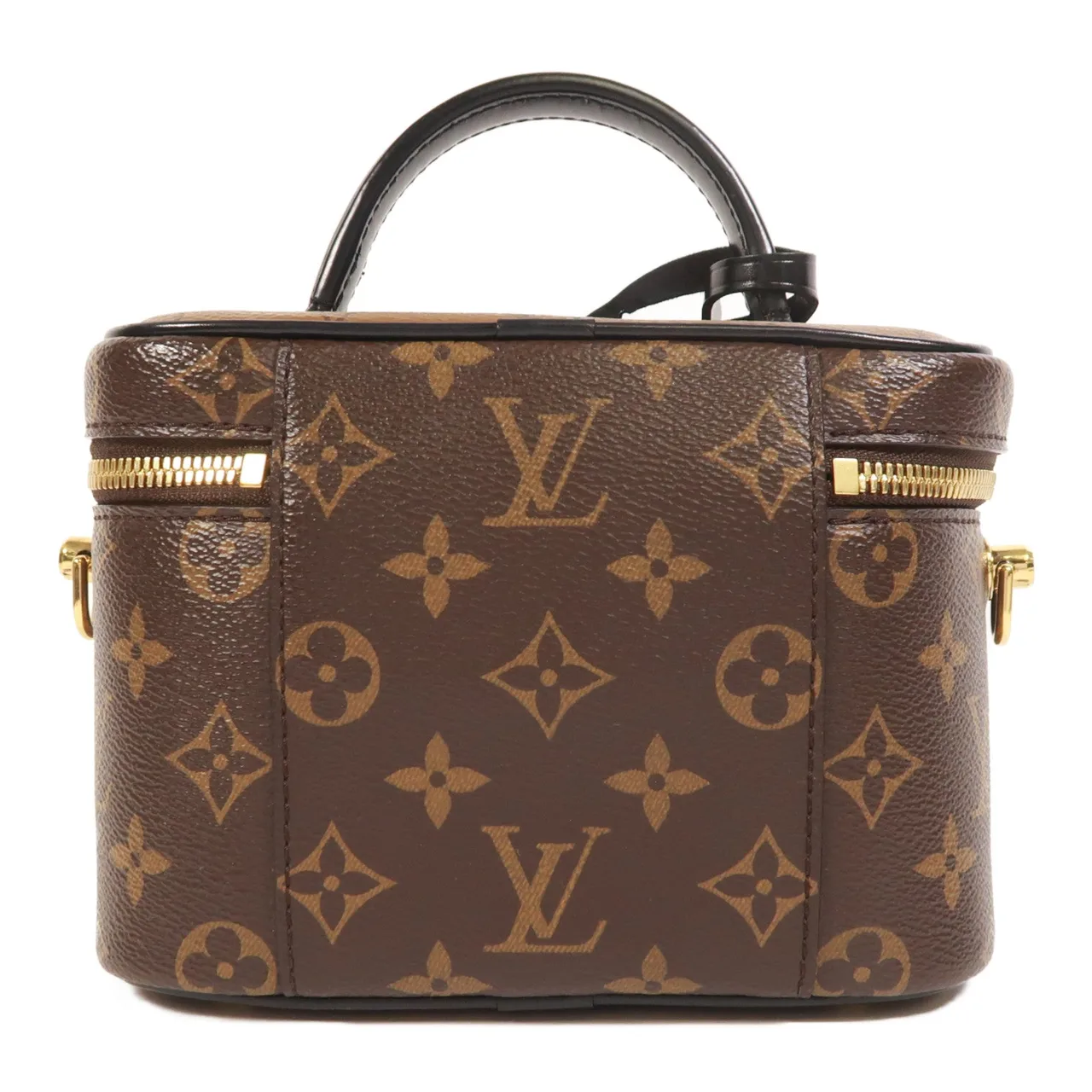 LOUIS VUITTON Vanity M45165 兩用包 塗層帆布 棕色 / Brown 塗層帆布 中古品A - 縮圖 2