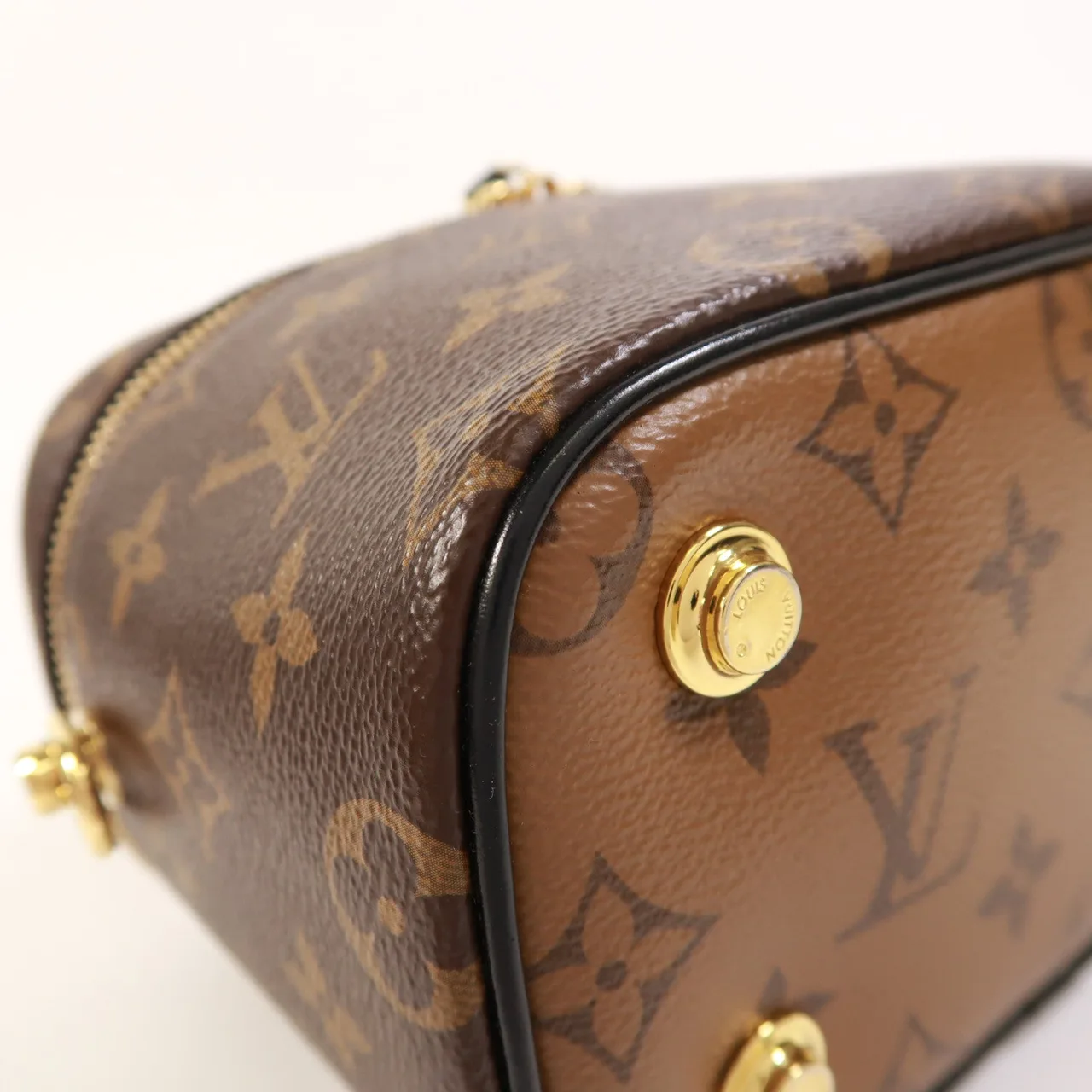 LOUIS VUITTON Vanity M45165 兩用包 塗層帆布 棕色 / Brown 塗層帆布 中古品A - 縮圖 10