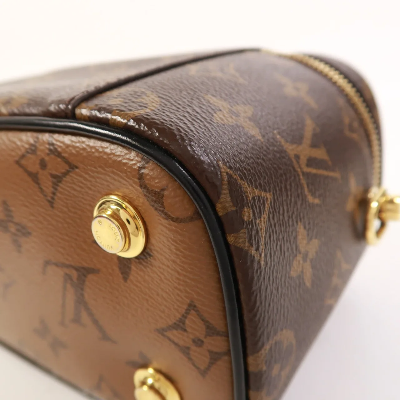 LOUIS VUITTON Vanity M45165 兩用包 塗層帆布 棕色 / Brown 塗層帆布 中古品A - 縮圖 11