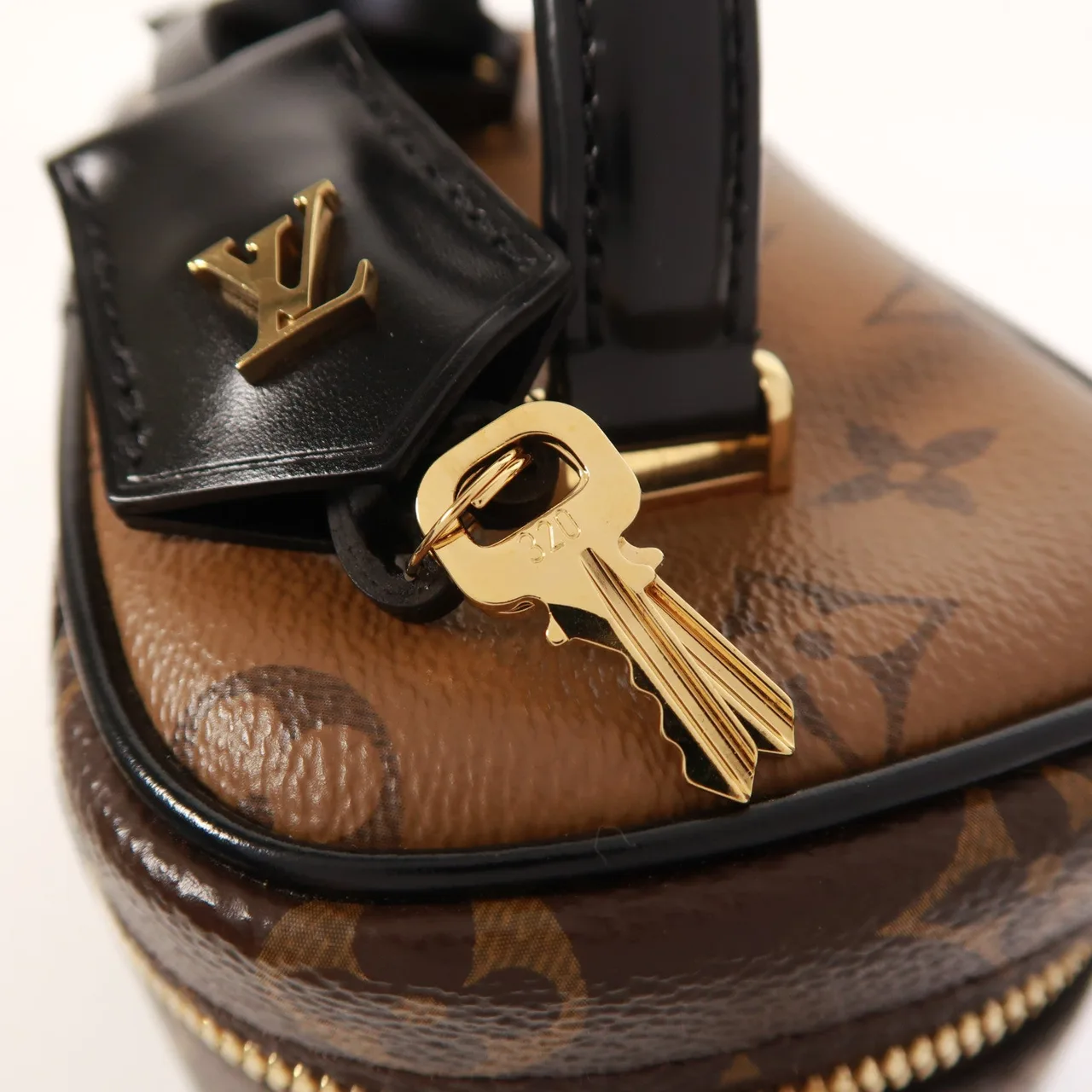 LOUIS VUITTON Vanity M45165 兩用包 塗層帆布 棕色 / Brown 塗層帆布 中古品A - 縮圖 13