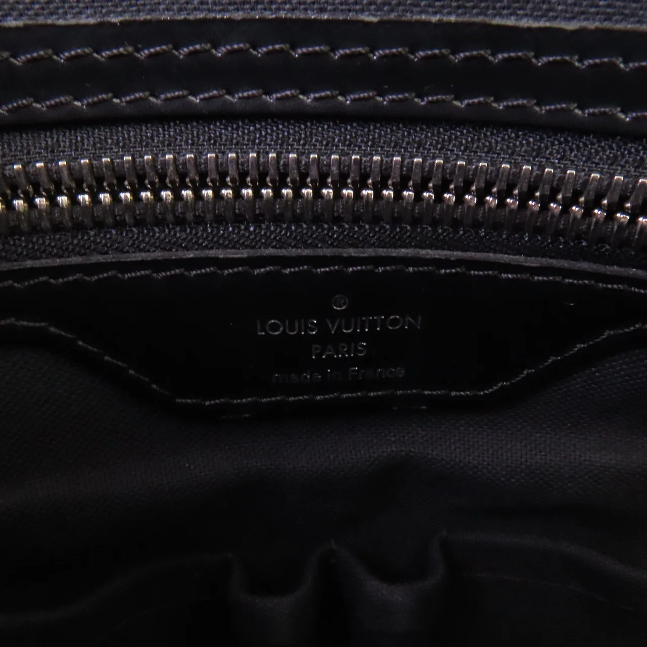 LOUIS VUITTON District N41271 肩背包 塗層帆布 黑色 塗層帆布 中古品A - 縮圖 7
