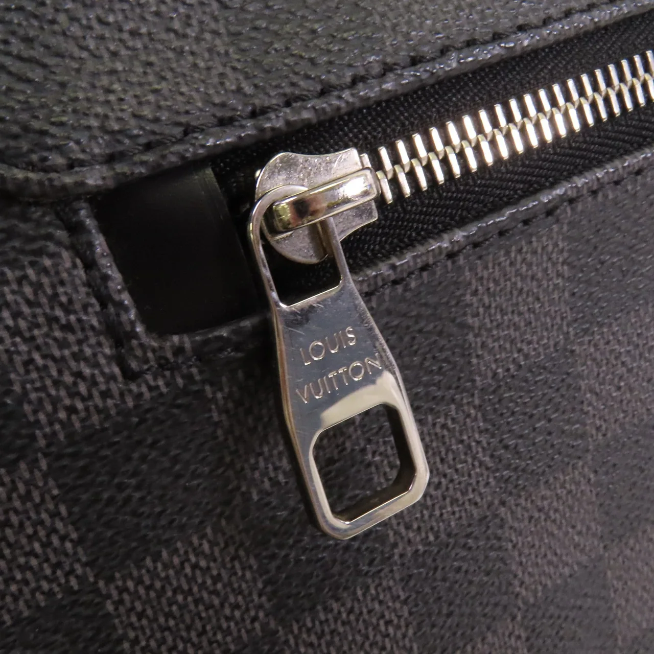 LOUIS VUITTON District N41271 肩背包 塗層帆布 黑色 塗層帆布 中古品A - 縮圖 17