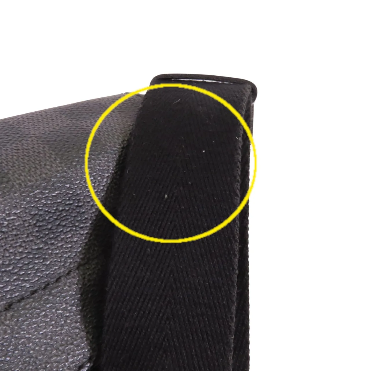 LOUIS VUITTON District N41271 肩背包 塗層帆布 黑色 塗層帆布 中古品A - 縮圖 20