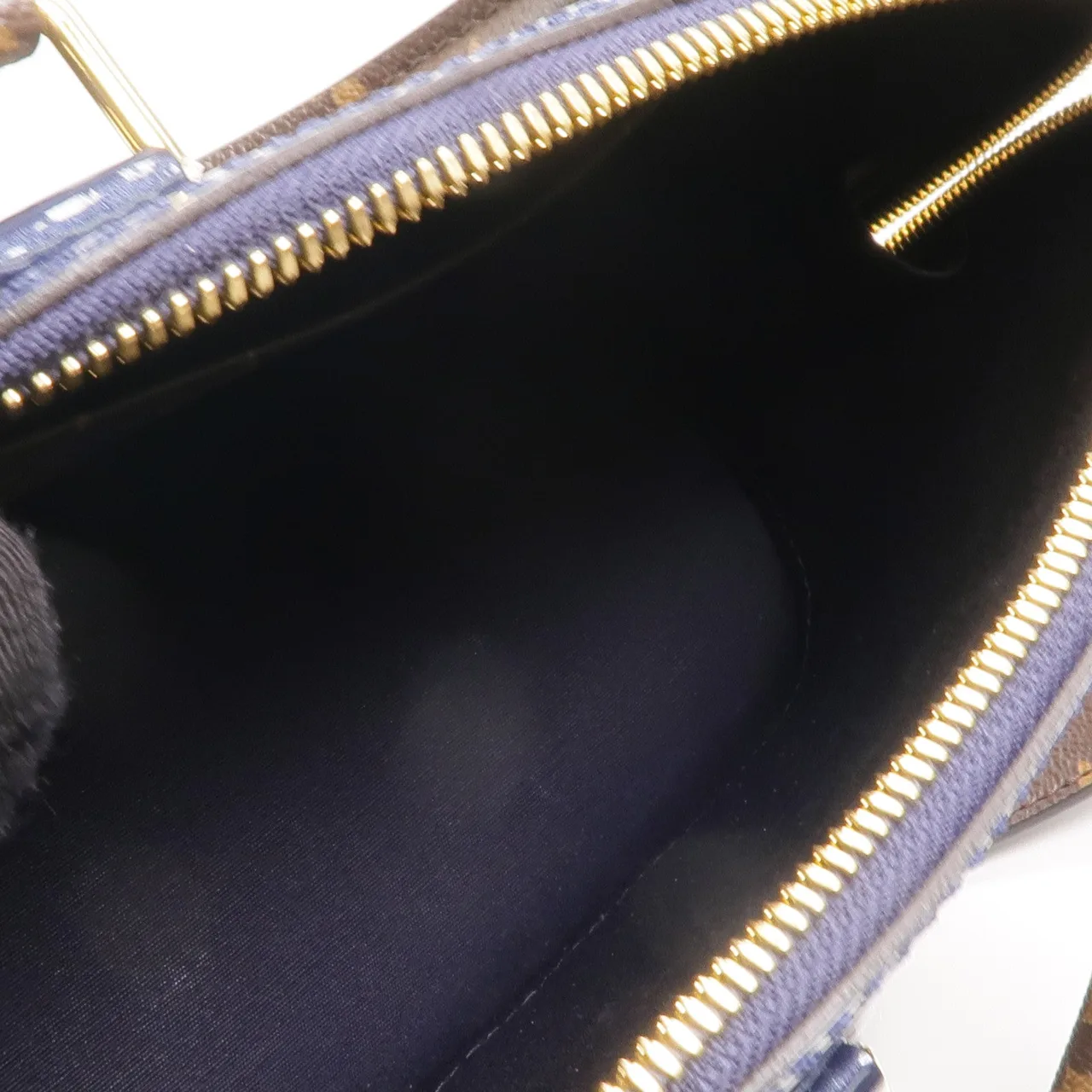 LOUIS VUITTON Alma M54705 兩用包 塗層帆布 海軍藍 / 棕色 / Navy 塗層帆布 中古品A - 縮圖 5