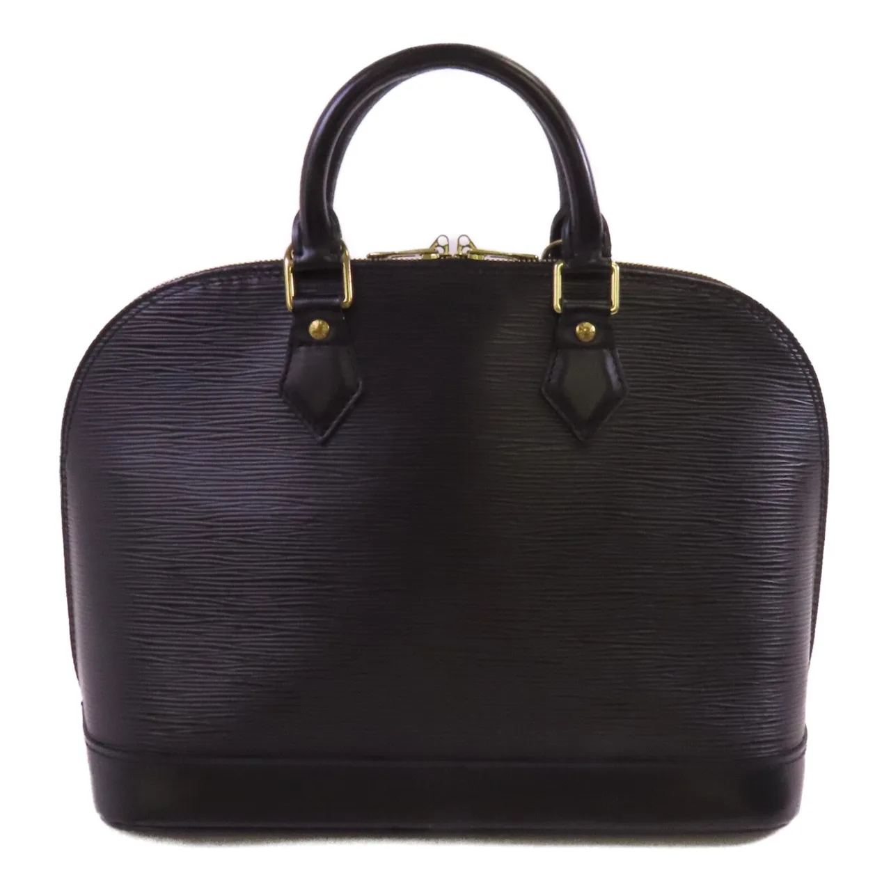 LOUIS VUITTON Alma M40452 手提包 牛皮 黑色 牛皮 中古品A - 縮圖 2