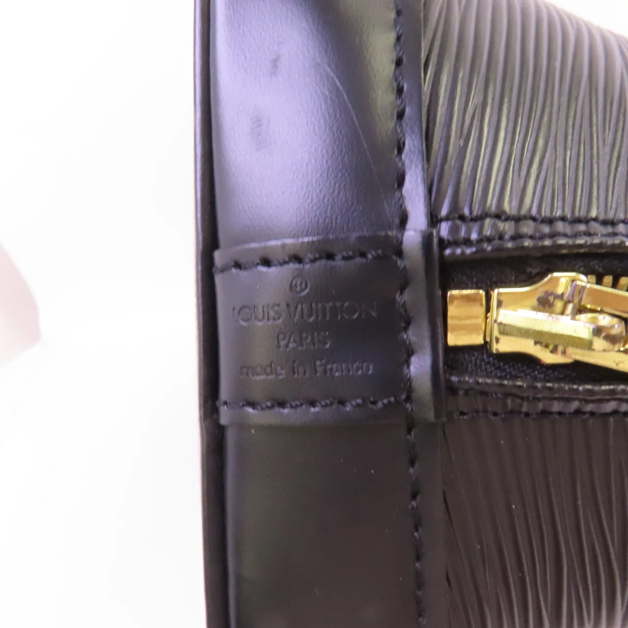 LOUIS VUITTON Alma M40452 手提包 牛皮 黑色 牛皮 中古品A - 縮圖 15