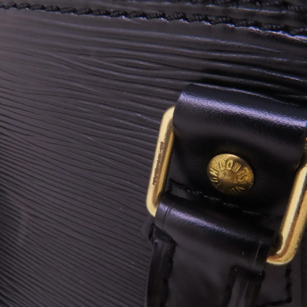 LOUIS VUITTON Alma M40452 手提包 牛皮 黑色 牛皮 中古品A - 縮圖 18