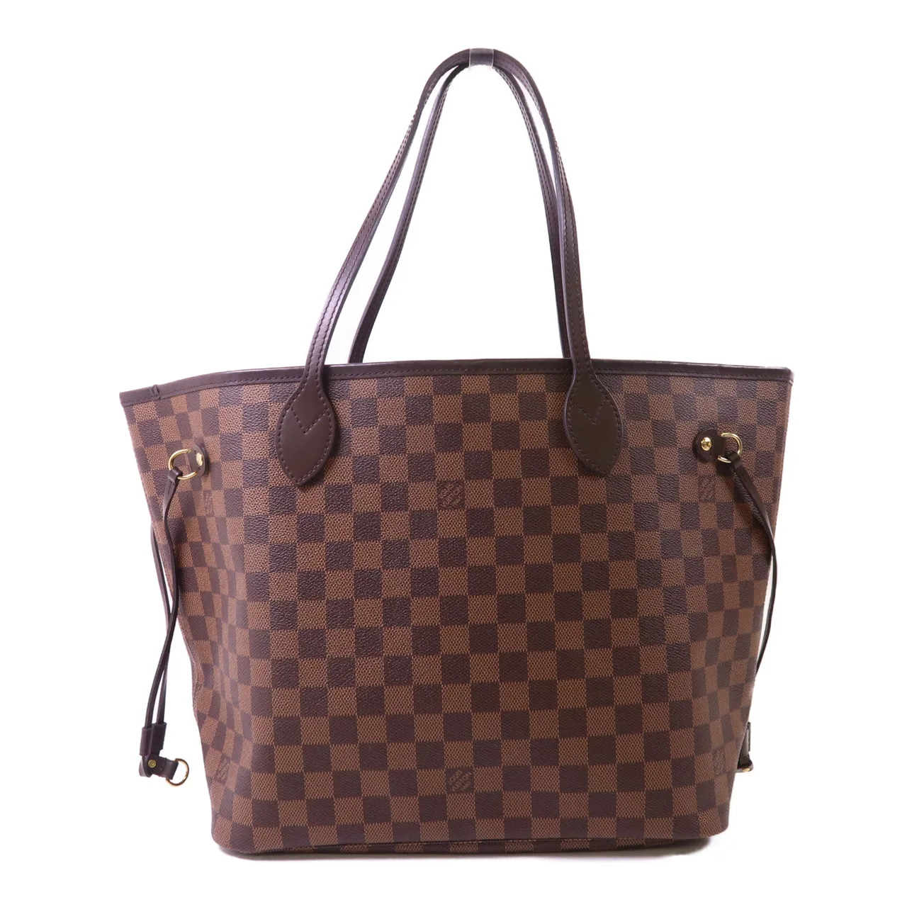 LOUIS VUITTON Neverfull N40598 Tote Bag Coated Canvas 棕色 / Brown