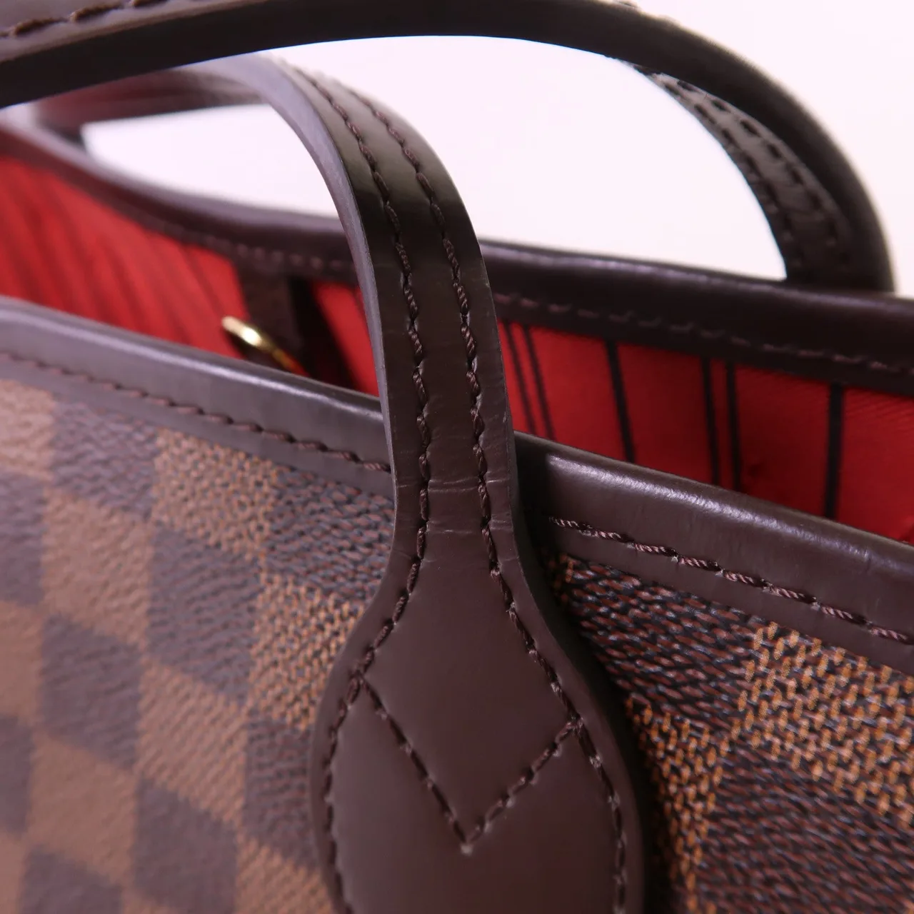 LOUIS VUITTON Neverfull N40598 Tote Bag Coated Canvas 棕色 / Brown Coated Canvas Rank A - Thumbnail 14