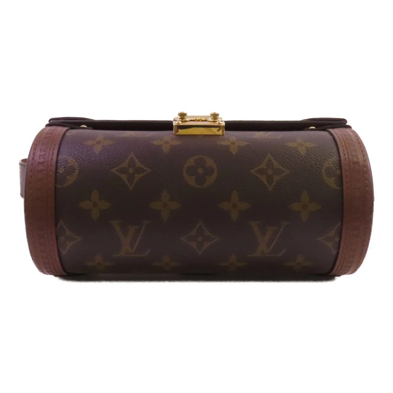 LOUIS VUITTON Papillon M57835 兩用包 塗層帆布 棕色 塗層帆布 中古品A - 縮圖 4