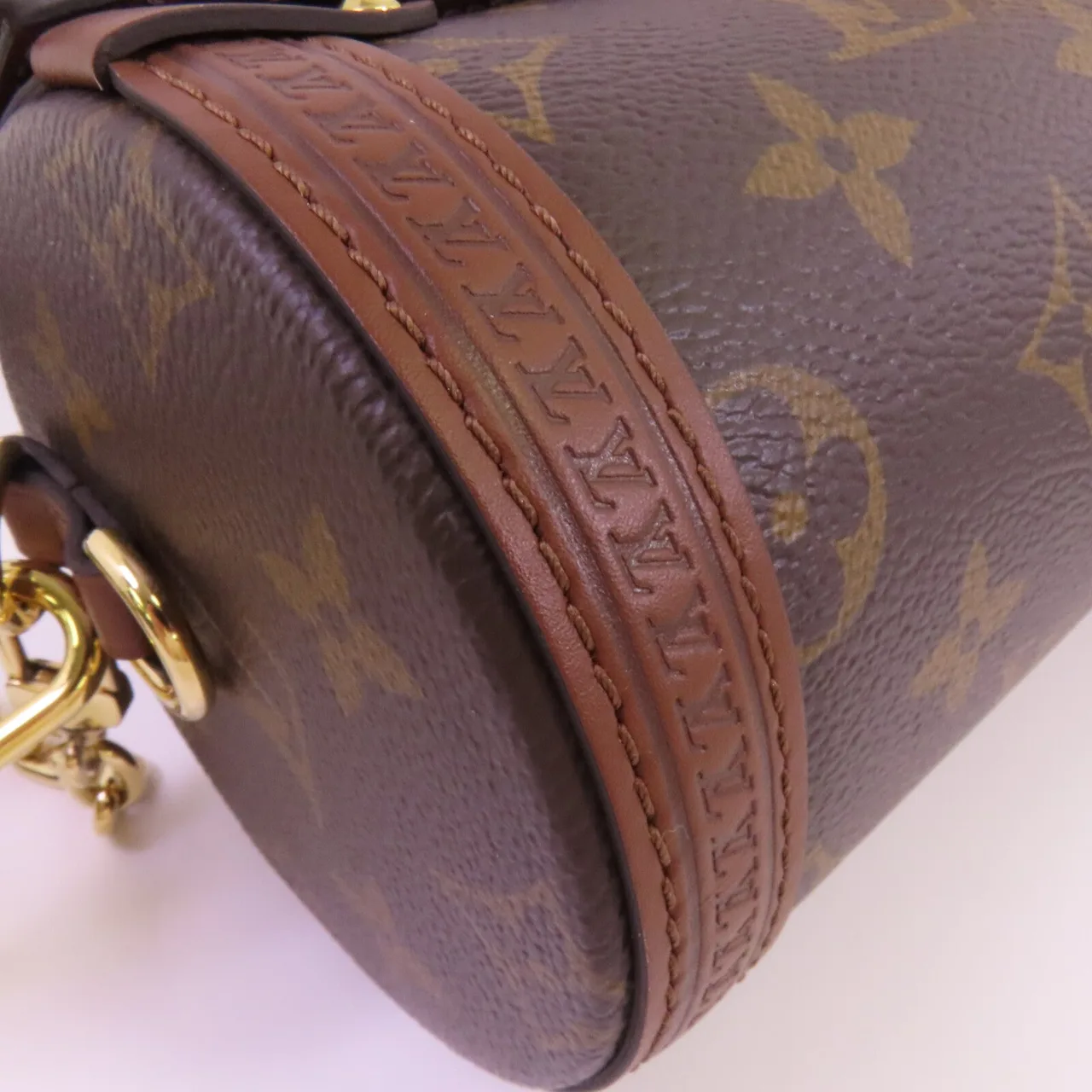 LOUIS VUITTON Papillon M57835 兩用包 塗層帆布 棕色 塗層帆布 中古品A - 縮圖 6