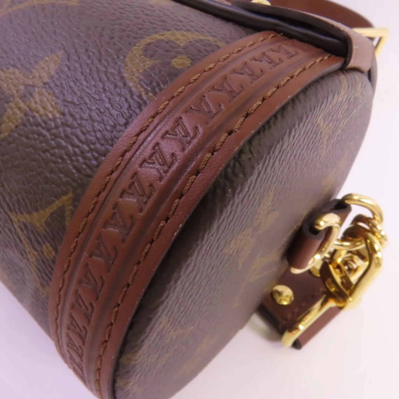 LOUIS VUITTON Papillon M57835 兩用包 塗層帆布 棕色 塗層帆布 中古品A - 縮圖 9