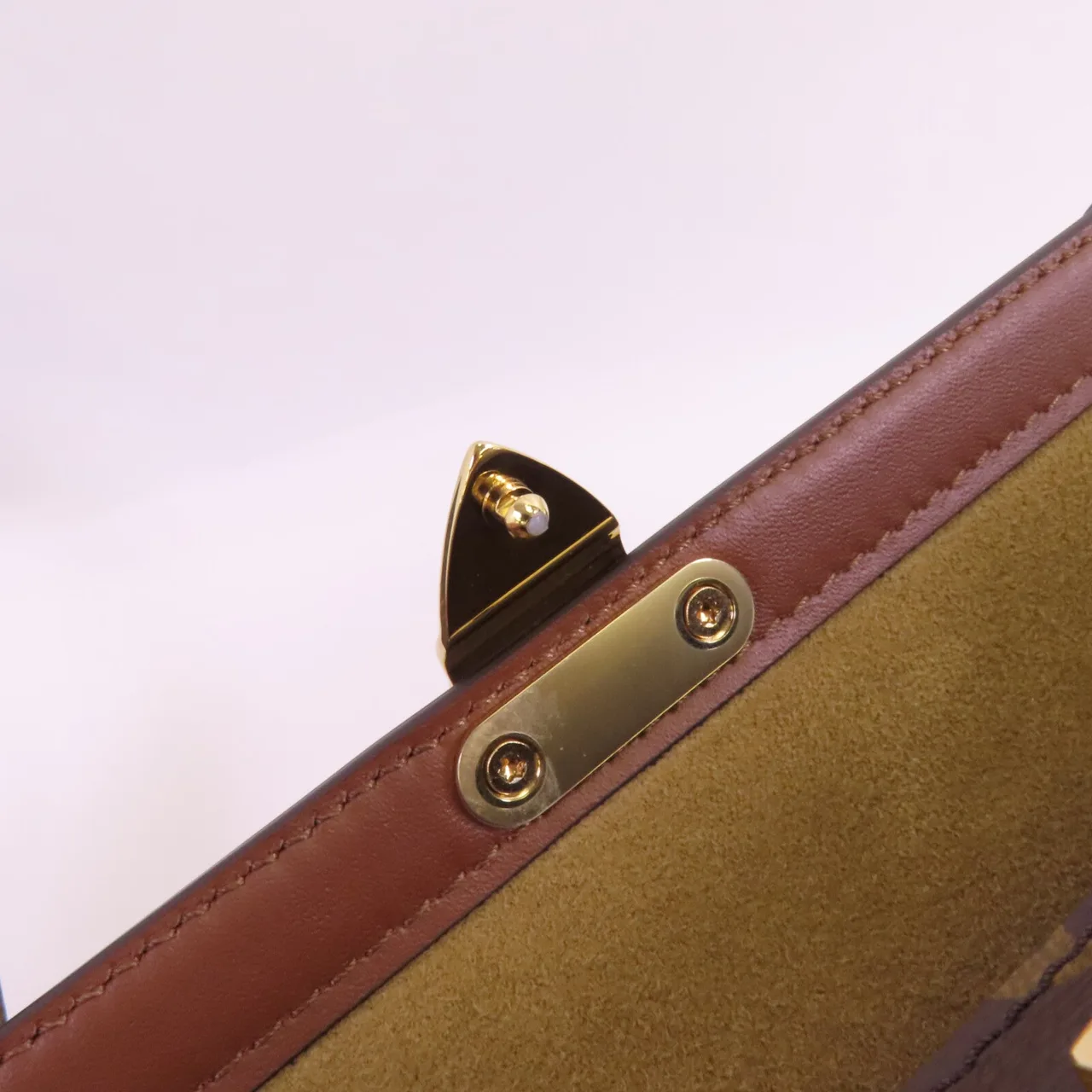 LOUIS VUITTON Papillon M57835 兩用包 塗層帆布 棕色 塗層帆布 中古品A - 縮圖 11