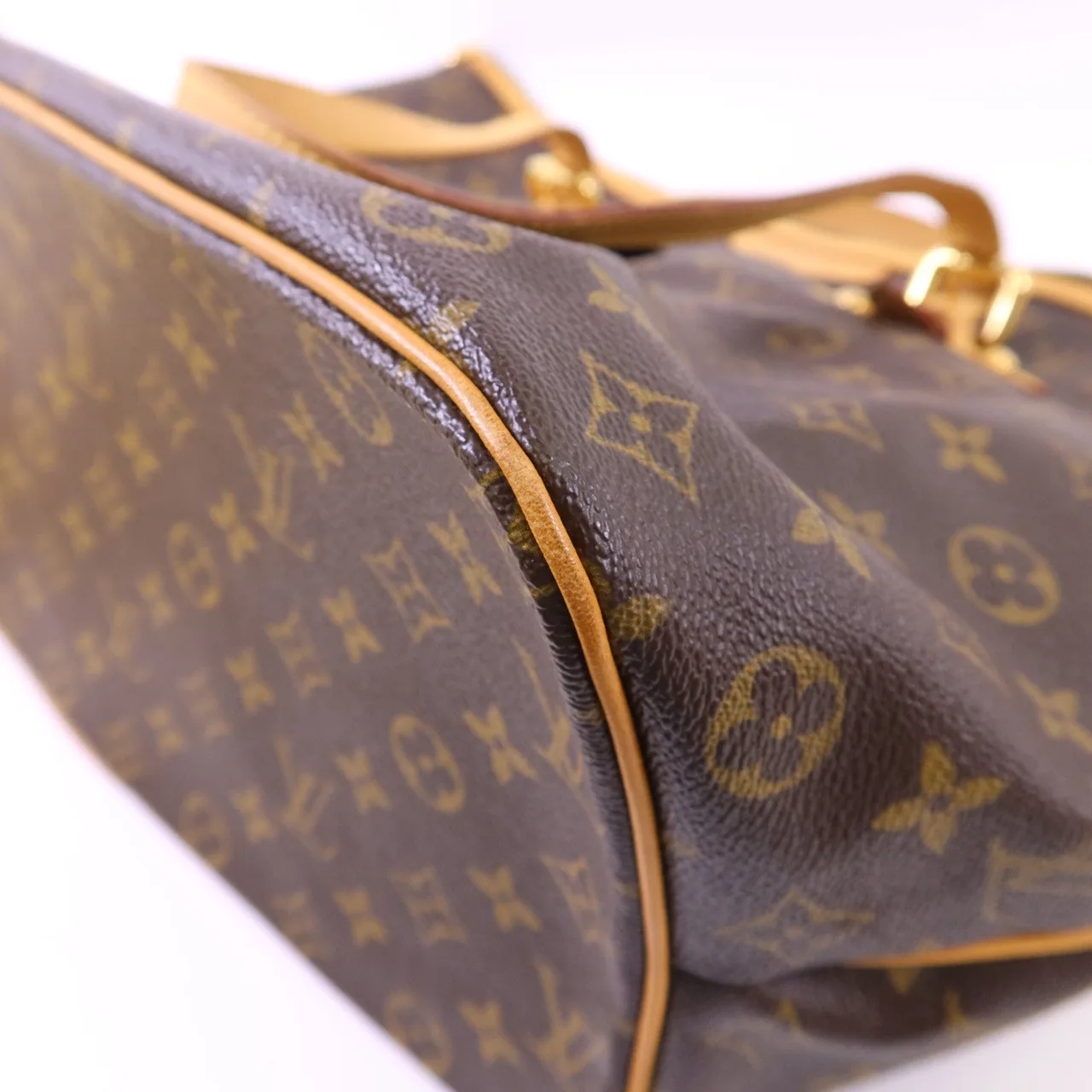 LOUIS VUITTON Palermo M40146 2-Way Bag Coated Canvas 棕色 Coated Canvas Rank B - Thumbnail 12